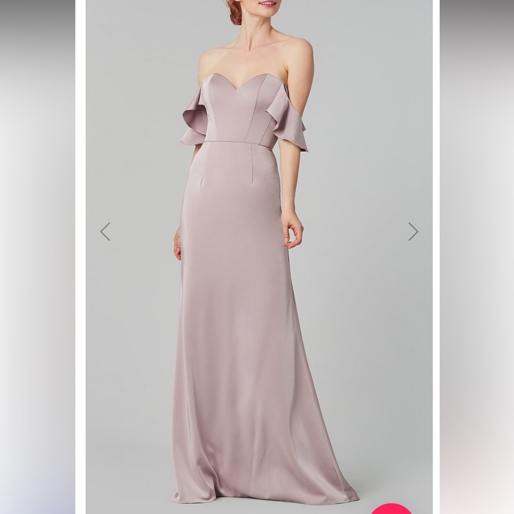 Off-the-Shoulder Long Bridesmaid Dress by Kleinfeld KL-200171